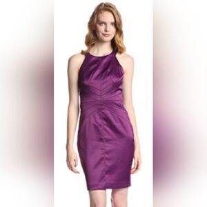 Jessica Simpson Elegant Violet Satin Formal Dress Nordstrom Size 8